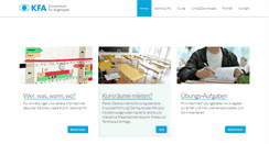 Desktop Screenshot of kfa-online.ch